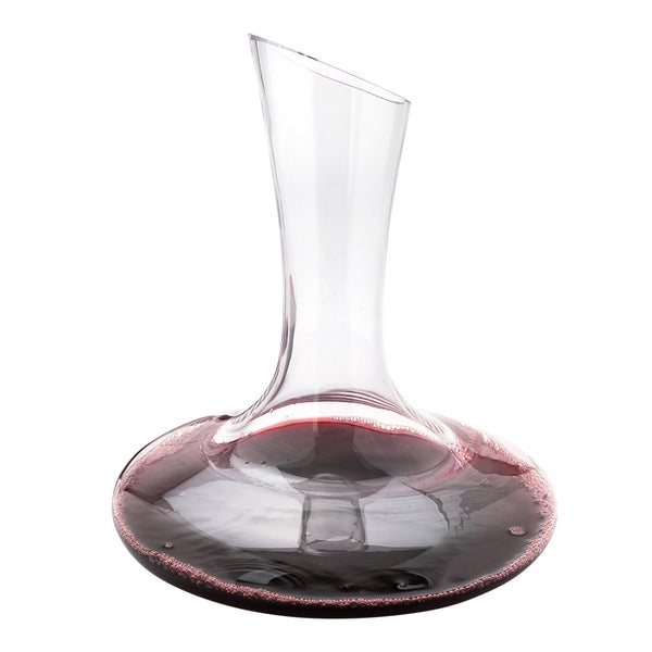 Wine Decanter, Minimalist Crystal with Oversized Aeration Base