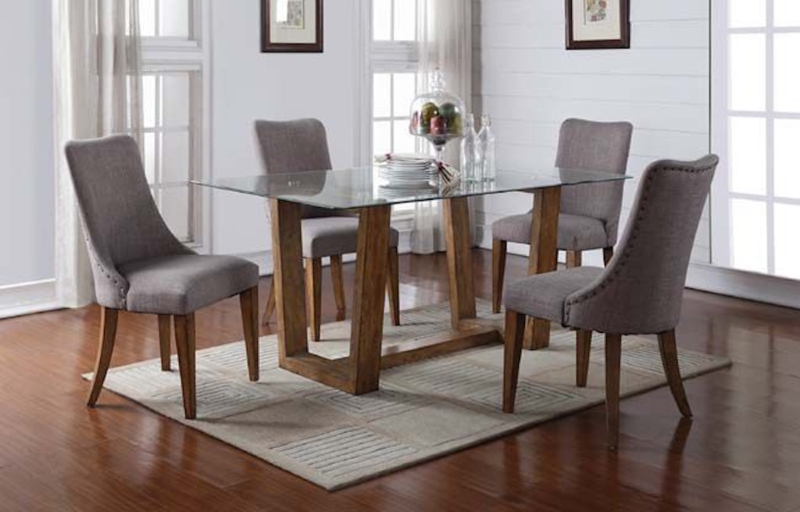 Winners Only Encore - Light Oak 70'' Glass Top Table DE14070L - Portland,  OR | Key Home Furnishings