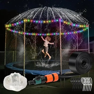 12 Ft Trampoline Protective Cover 12ft Trampoline Cover With Rope TPE  Weather Protection For