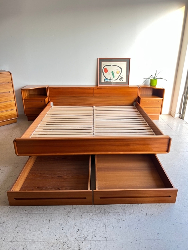 5-Piece Sun Cabinet Teak Bedroom Set | The Eclectic Den