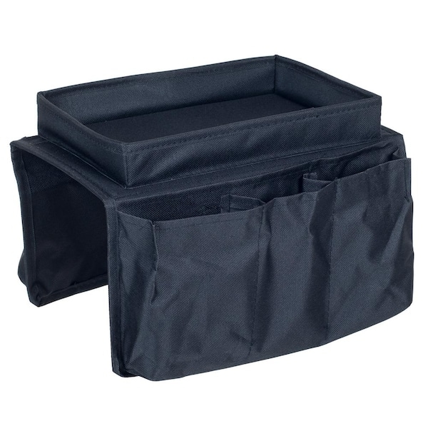6-Pocket Armrest Organizer with Tray - Remote Control Caddy for Sofas,  Couches, and Chairs 844872PIN - The Home Depot