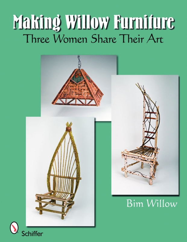 Accent Chair: Teardrop Shaped Willow Back with Pyramidal Pendant Light
