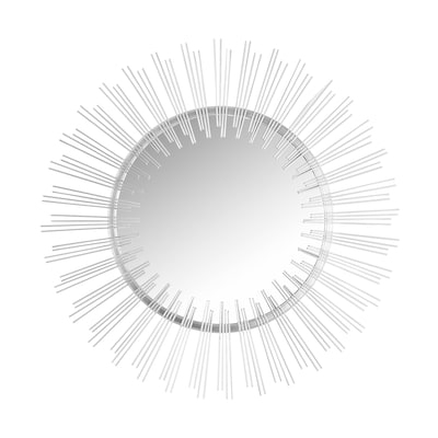 Accent Mirror Polished Grey with Thin Radial Spokes