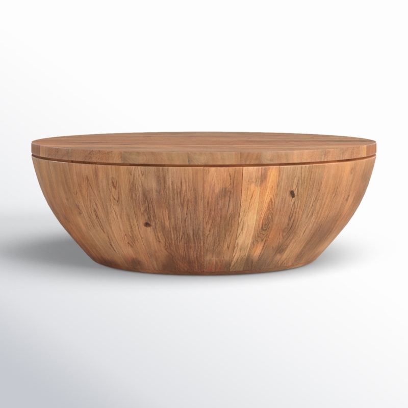 AllModern Buchanan Solid Wood Coffee Table with Storage & Reviews | Wayfair