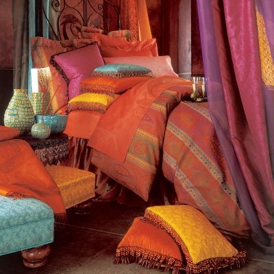 ANICHINI | Taj Paisley Jacquard Sheets - Our Signature Paisley Bedding