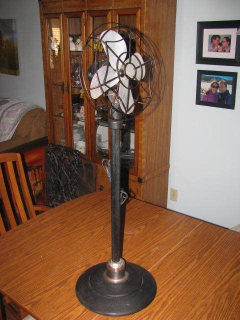 Antique Pedestal Fan Vintage With Wooden Tripod Stand - 14 Inch Retro Floor  Fan For Home & Office Retro Style Cooling Fan