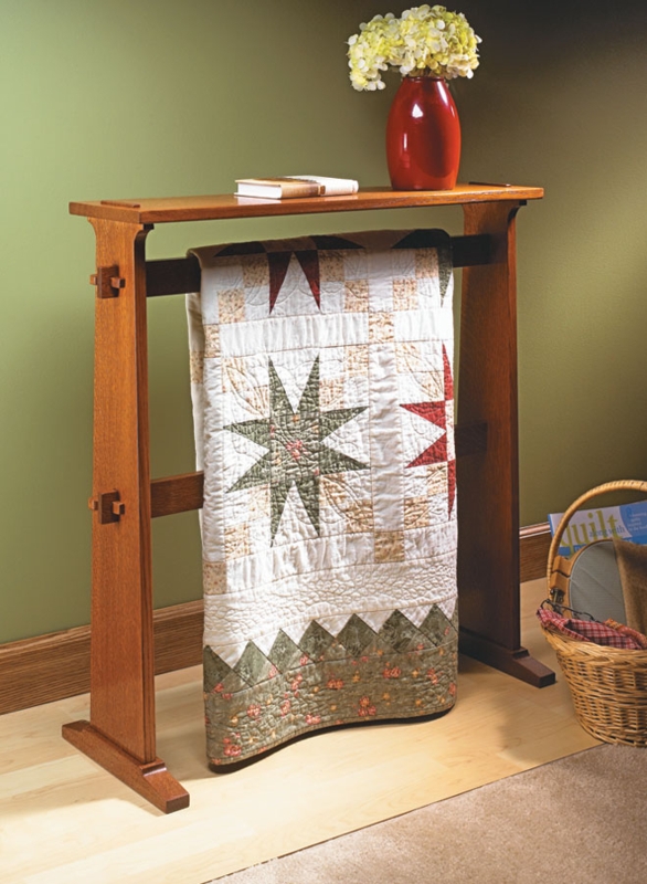 Antique Quilt Wooden Quilt Racks For Sale Craftsman-Style Quilt Rack  Woodworking Project Woodsmith Plans