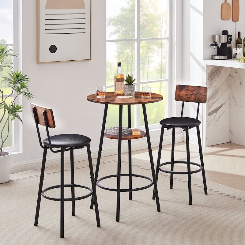 Bar Table Set featuring a Two-Tier Bistro Table Design
