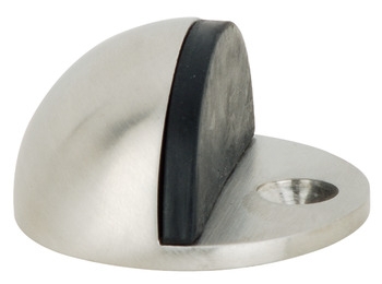 Brushed Stainless Dome Stop Floor Mounted Bumper Strip