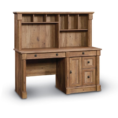 Buchanan Computer Desk w/ Hutch in Vintage Oak - SBO-513V | K-Log