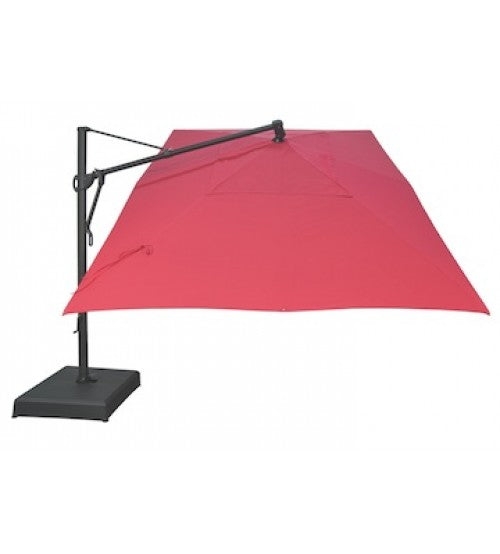 Cantilever Umbrella Crimson Red Rectangular Offset Patio Shade
