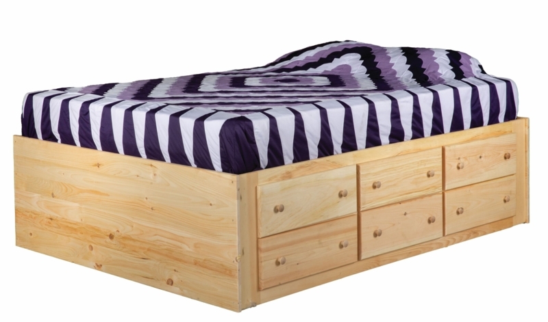 Captain's Bed | Unfinished Furniture Outlet