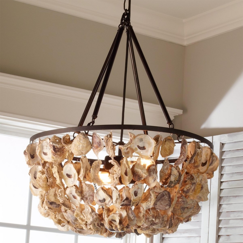 Oyster Shell Chandelier