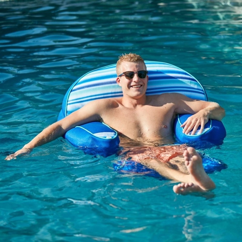 Cheap best non inflatable pool floats for adults Shop Big Joe Lazy Lounger Pool  Float Lounger