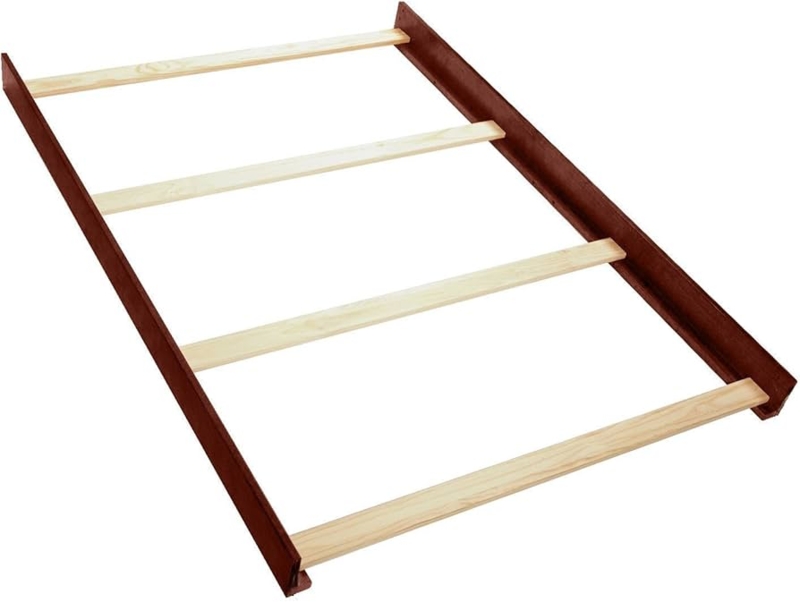Cherry Bed Rails with Four Support Slats for Cherry Wood Bed Conversion.