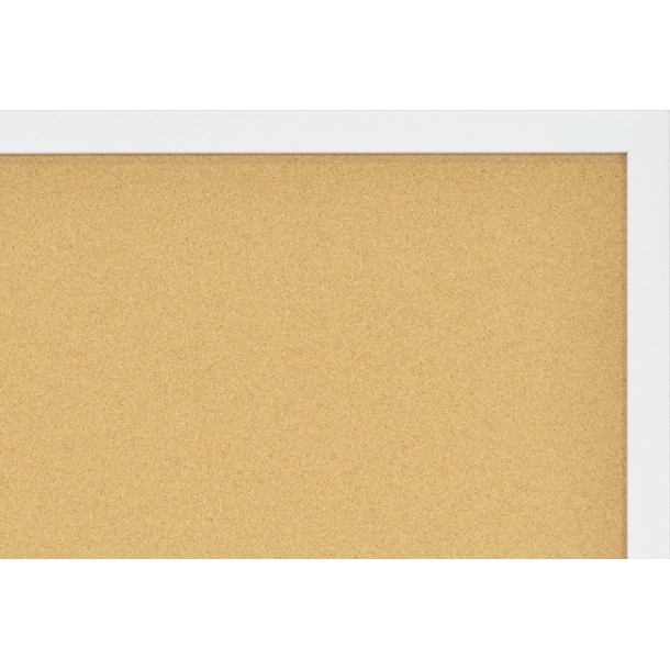 Cork Pin Board with Minimalist MDF Frame, Tackable Surface, 50x70cm.
