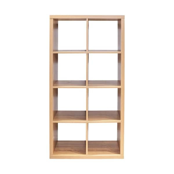 Cube Organizer Vertical Grid Storage with Open Back Shelves