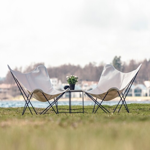cuero Sunshine Mariposa Sunbrella Outdoor Butterfly Chair | AmbienteDirect