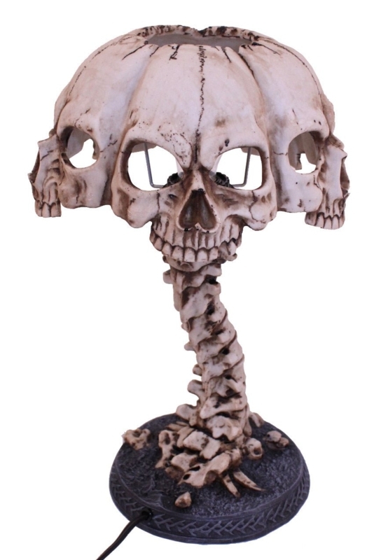 Dead Mans Skull Lamp  VampireFreaks
