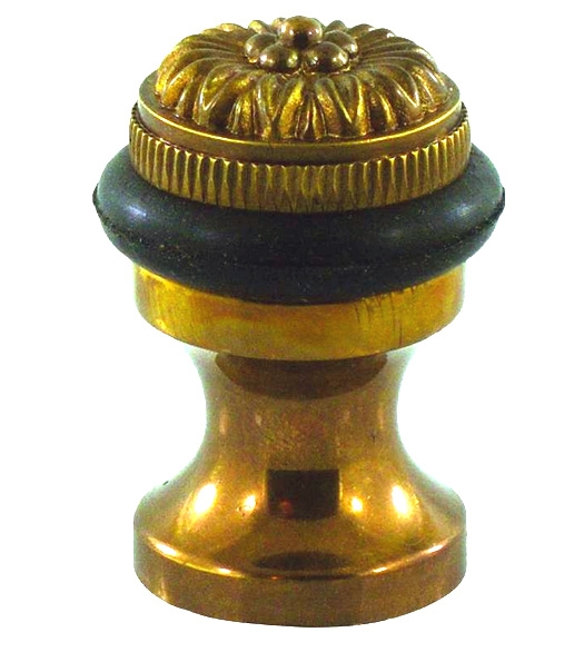 Decorative Floral Floor Door Stop, Field Enterprises FEI-DS-59 - 