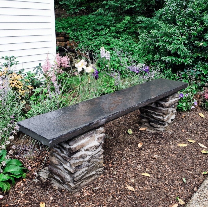 DIY Garden Bench | Learn To Work With Stone By Building This Bench