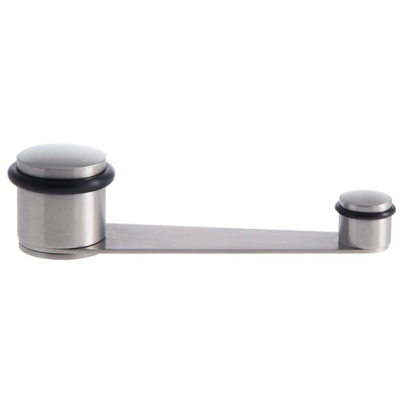 Door Stopper 360 Degree Rotation Brushed Stainless Dual Cylinder