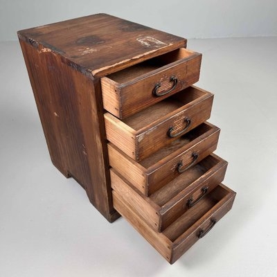 Drawer Cabinet with Japanese Bracken Style Pulls