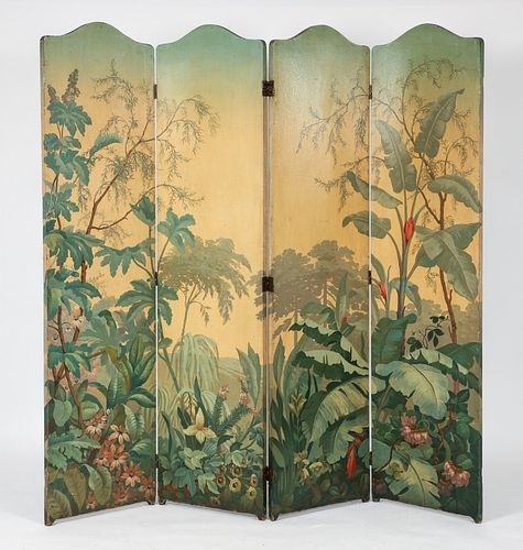 Early to Mid 20th Century Hand Painted Room Divider sold at auction on 8th  June | Concept Art Gallery