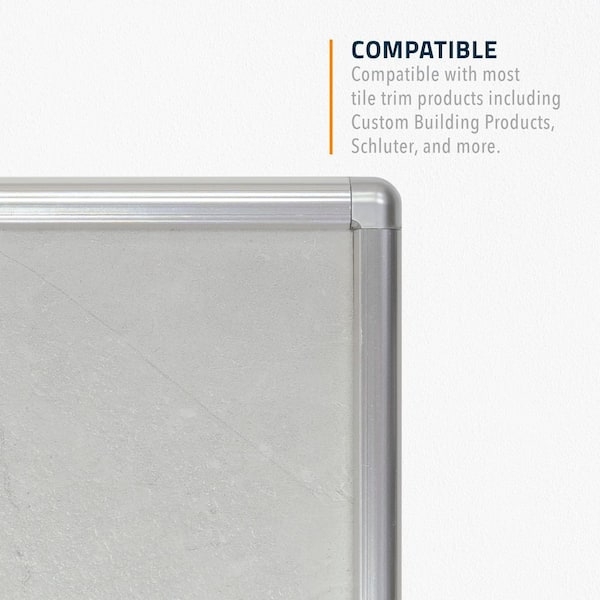 Edging Trim Square Corner Junction Cap Satin Finish