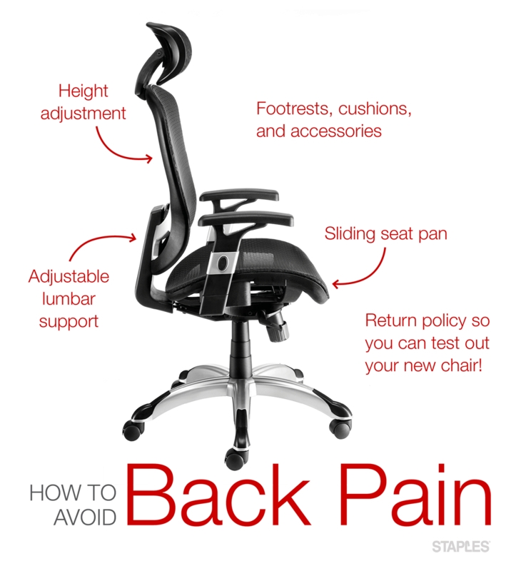 Ergonomic Chair with Sliding Seat Pan and Adjustable Lumbar Support