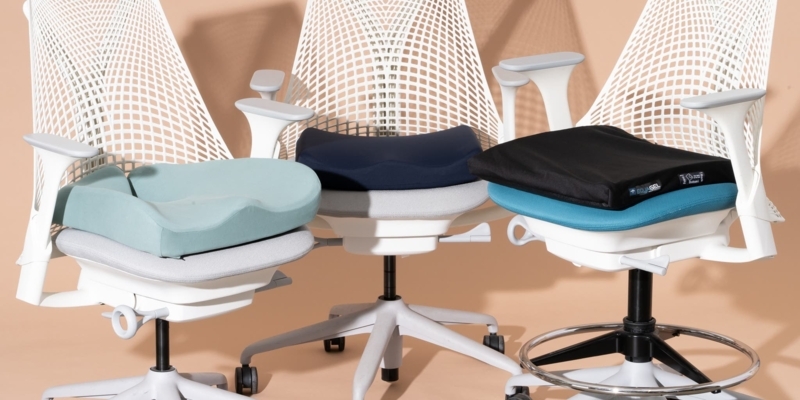 Ergonomic Office Chairs: Geometric Mesh Back & Orthopedic Inserts