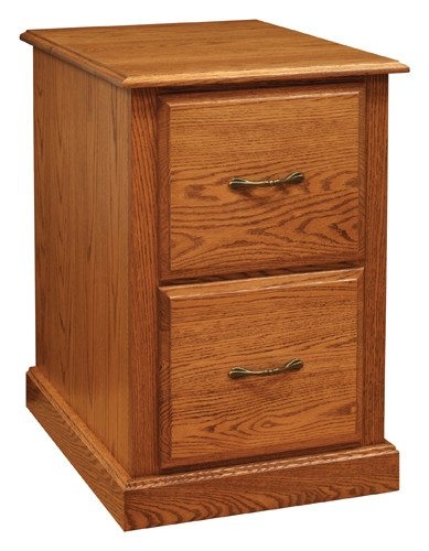 File Cabinet Arched Metal Pulls, Beveled Top, Oak Grain Filing Cabinet
