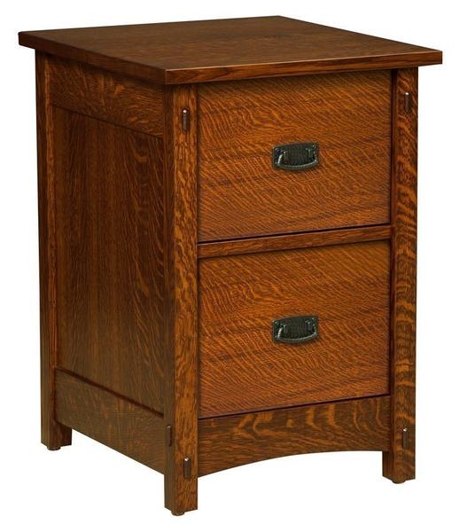 File Cabinet Peg Joinery, Medullary Ray Grain, Mission Style Storage