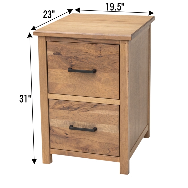 File Cabinet Varied Wood Grain Black Bar Pulls Modern Farmhouse