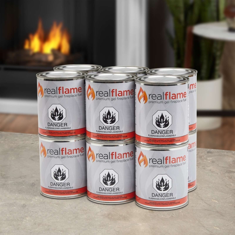 Fireplace Gel Fuel Premium Formula Bulk Supply Smoke Free Cans