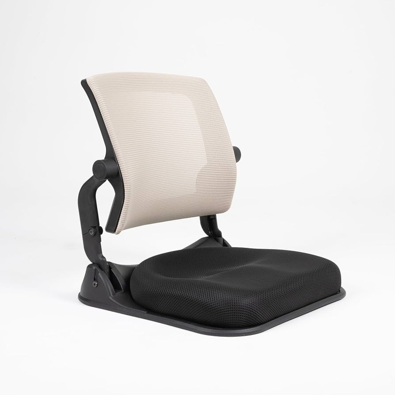 Floor Chair with Legless Design and Breathable Mesh Fabric