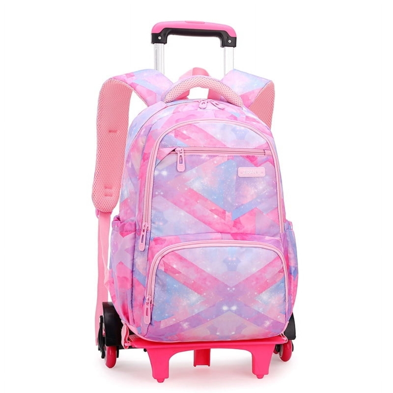 Galaxy Rolling Backpack with Six Wheel Trolley and Detachable Base