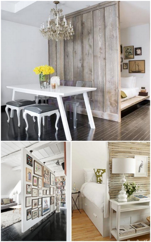 Gallery Wall Room Separator Reclaimed Wood Screen Floor To Ceiling