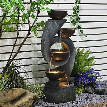 Garden Fountain: Sculptural Silhouette for Outdoor Feature