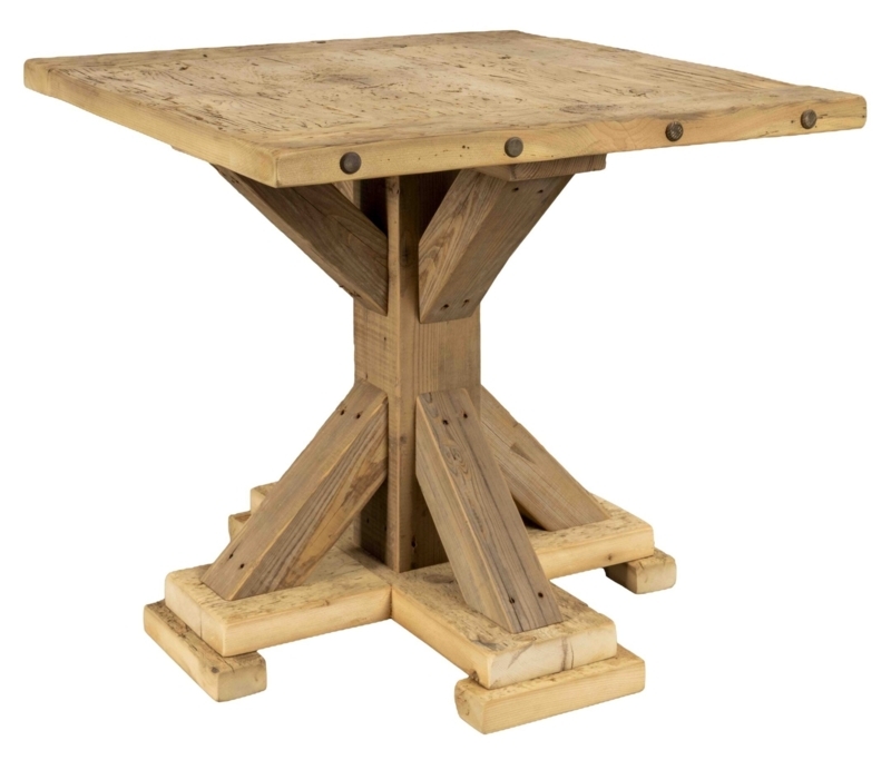 Green Gables 1620 Wyoming Square Pedestal Dining Table - Hickory Park  Furniture