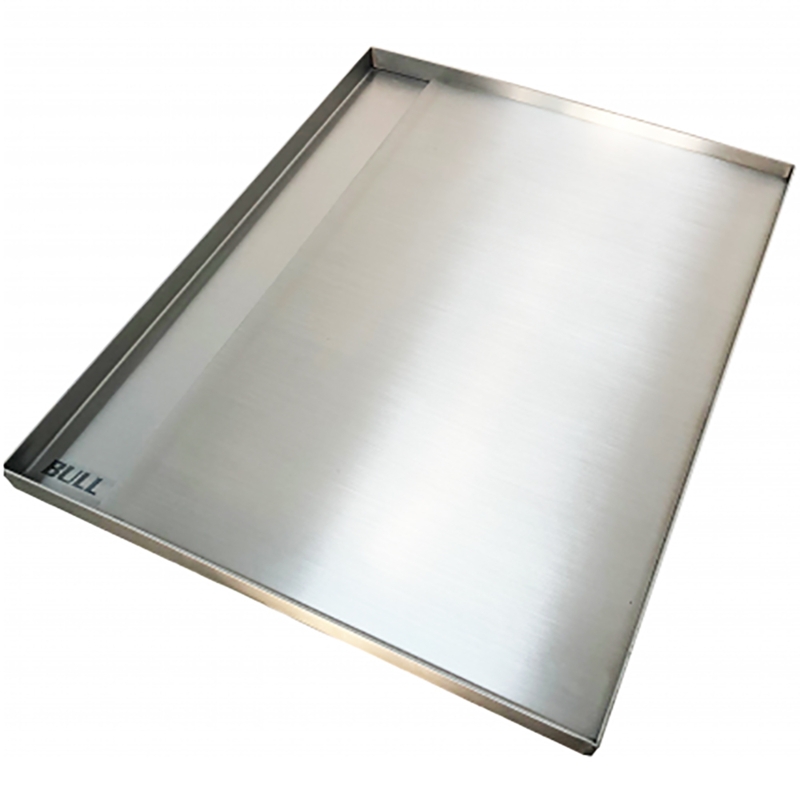 Griddle Plate, Bull Branding, Removable Slide-In, Grease Trough.