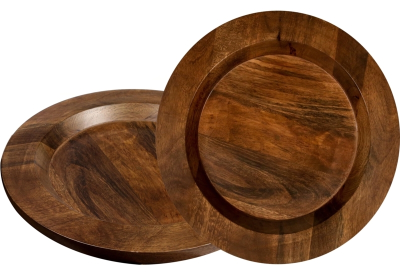 Wood Charger Plates