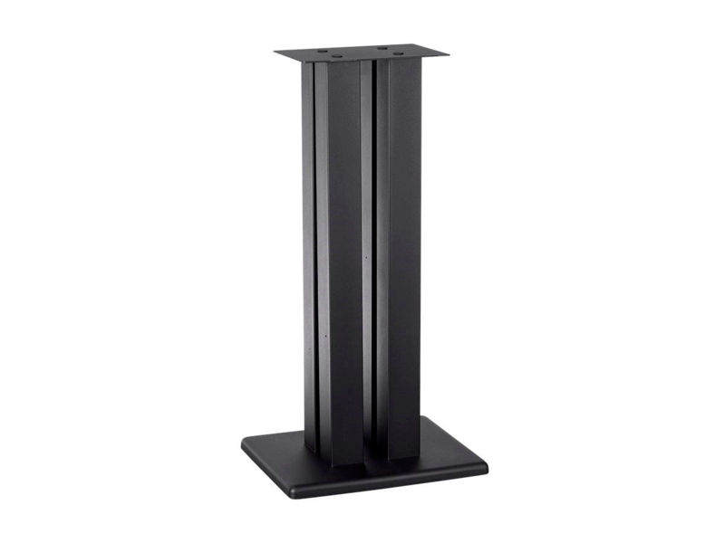 Heavy Duty Four Column Speaker Stand in Matte Black Metal