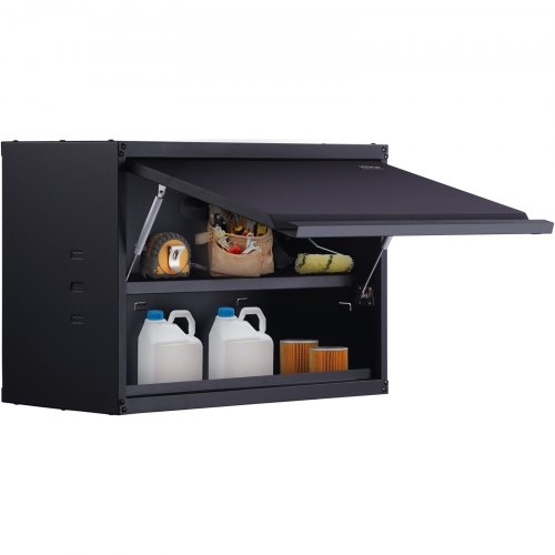 Heavy Duty Storage Cabinet with Gas Struts and Top Hinged Door