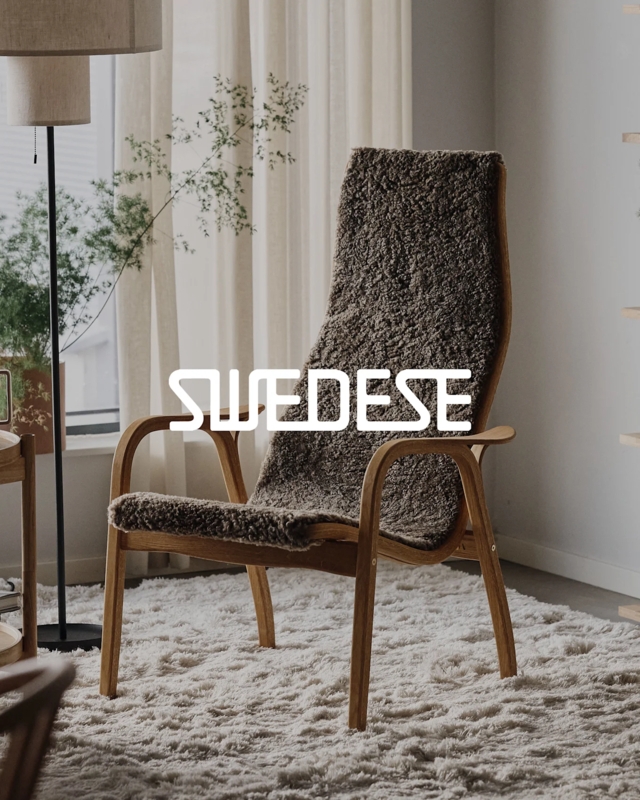 High Back Armchair with Sheepskin-Like Texture and Bentwood Frame