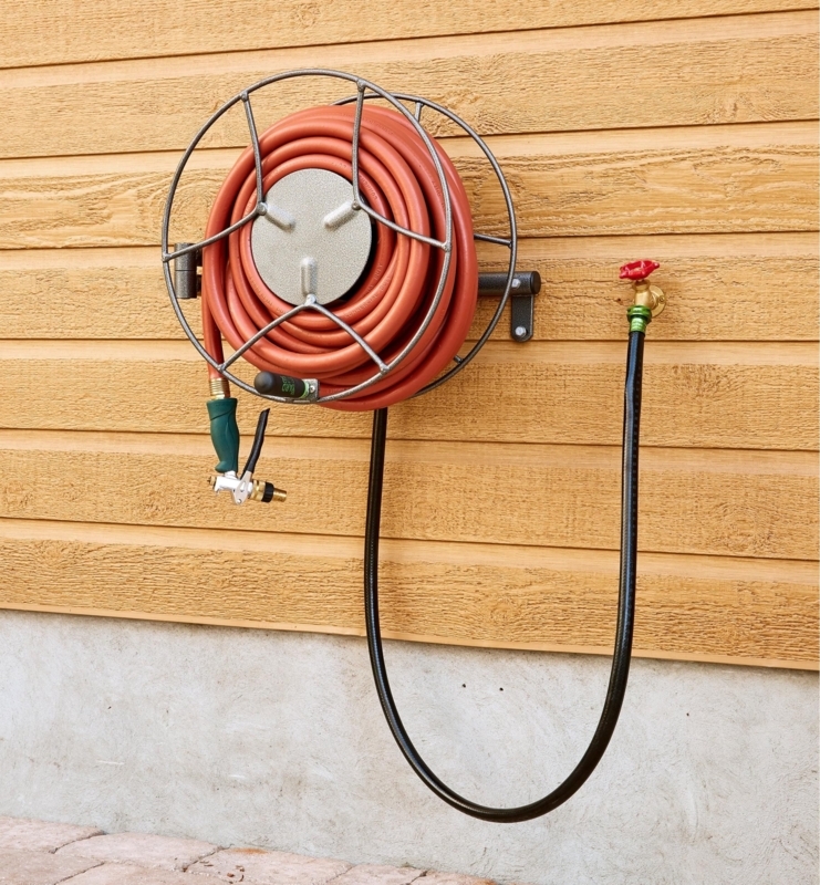 Hose Holder Garden Wall Mount Metal Hose Reels Hose Rack For Outside Hose  Hook For Garden Hose I4104472138 Hose Pipe Holder For Wall