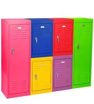 Kids Storage Locker Multi Color Palette Modular Louvered Vents Labels