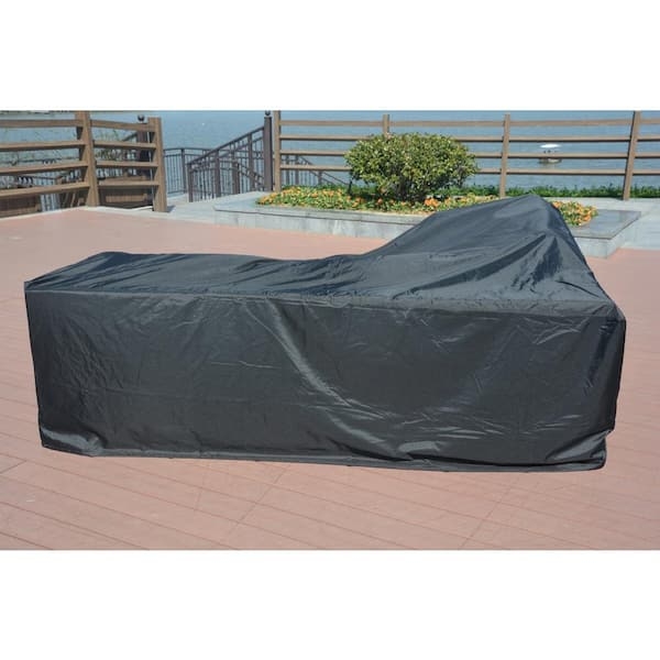 L-Shaped Patio Cover Floor Length Weatherproof Oversized