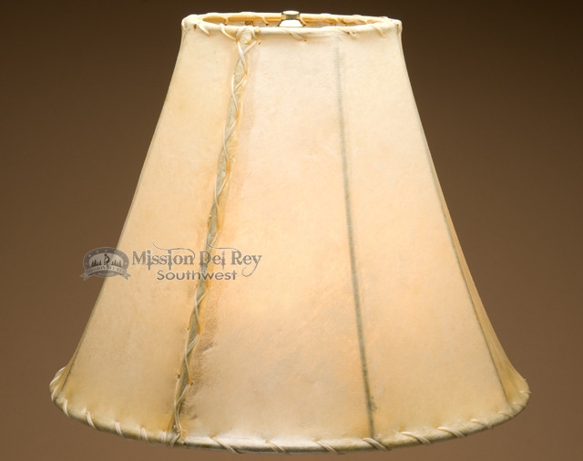 Lamp Shade: Southwestern Bell Shade with Whipstitch Detailing