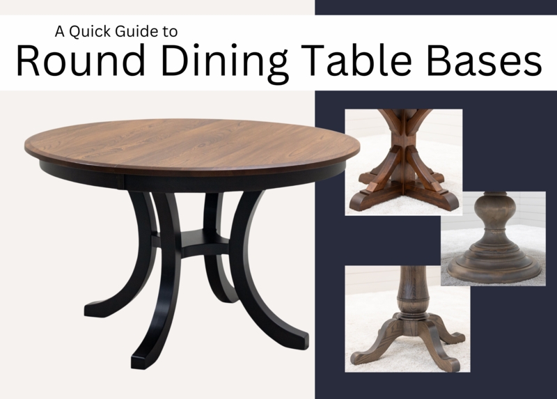 Matte Black Curved Pedestal Base for Round Dining Table Transitional